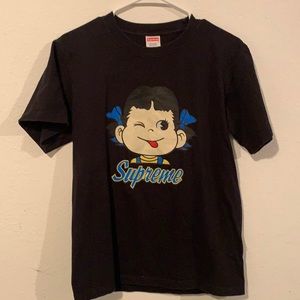 Supreme Candy Girl SS15 black and blue tee